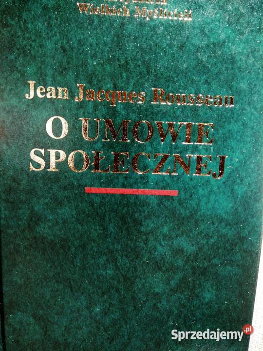 O umowie społecznej książki Bródno księgarnie Antykwariat Warszawa