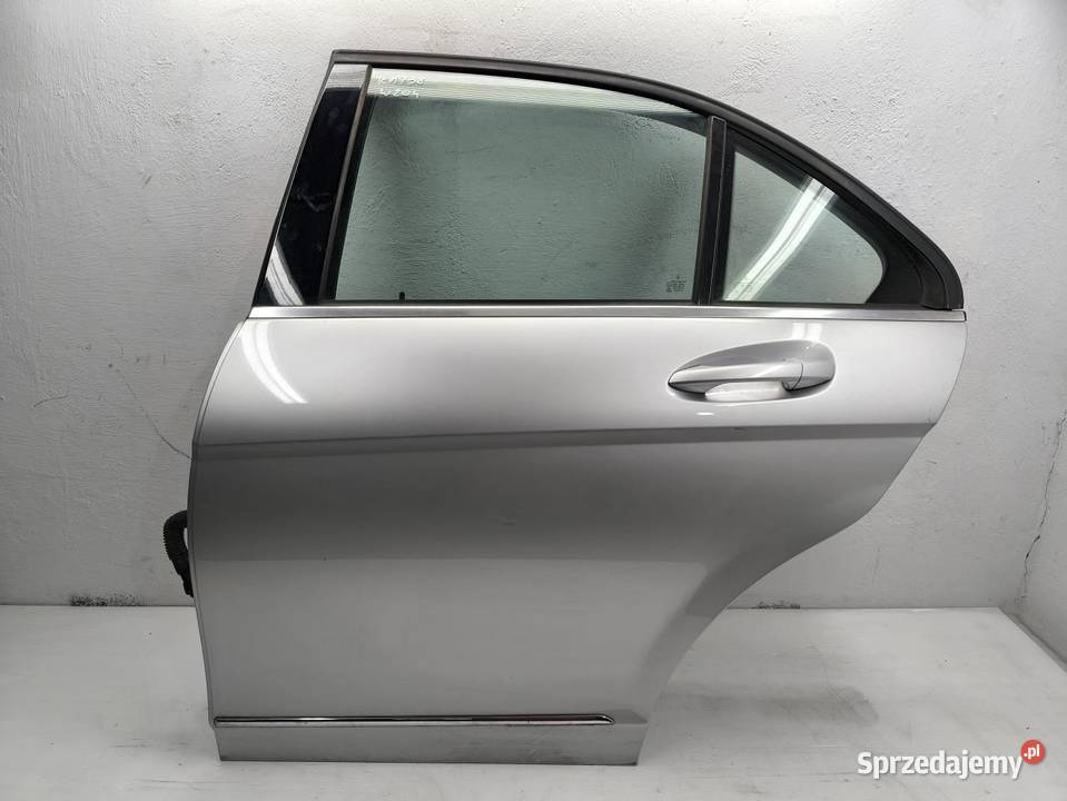 DRZWI LEWY TYŁ KOMPLETNE 775 MERCEDES W204 LIFT