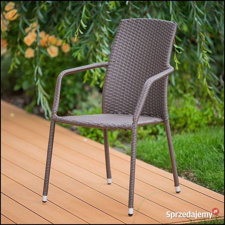 Krzesła ogrodowe GAJA technorattan Każdy kolor Warszawa