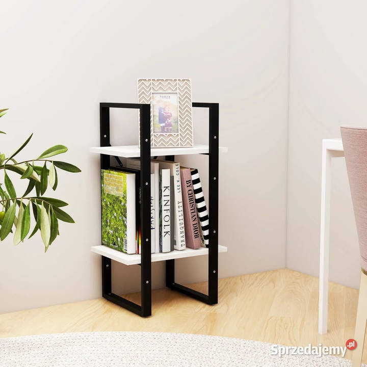 Regał 2 półki biały 40x30x70 lite drewno sosnowe sprzedam