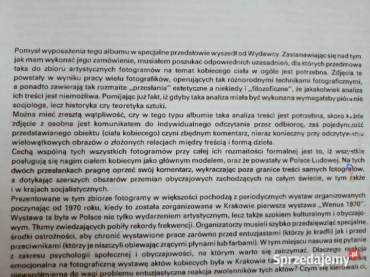 Akt Unikat album fotograficzny kolekcja Warszawa