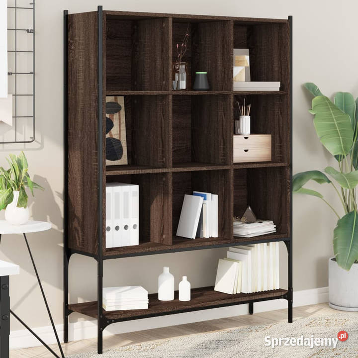 Regał brązowy dąb 102x30x1415 materiał Regały mazowieckie Warszawa