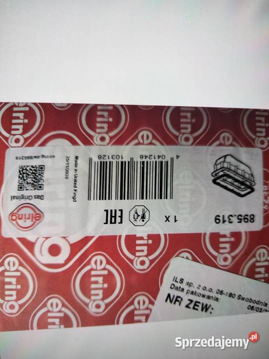 uszczelka pod miske oleju do mana sprzedam