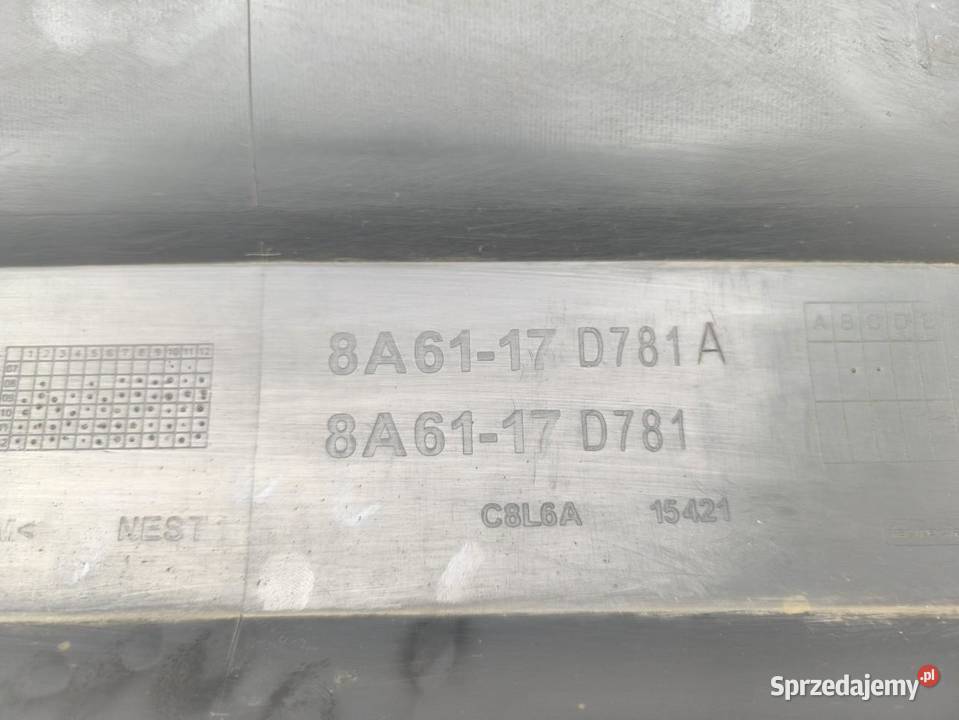 DOKŁADKA SPOILER ZDERZAKA TYŁ FORD FIESTA MK7 osobowe wielkopolskie