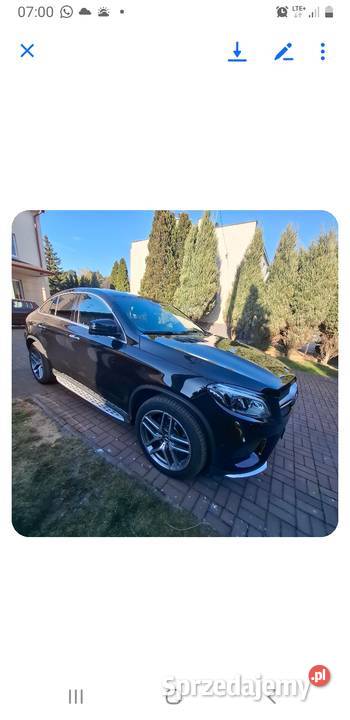 Mercedes GLE 350d pełna 4MATIC krajowy Ozorków