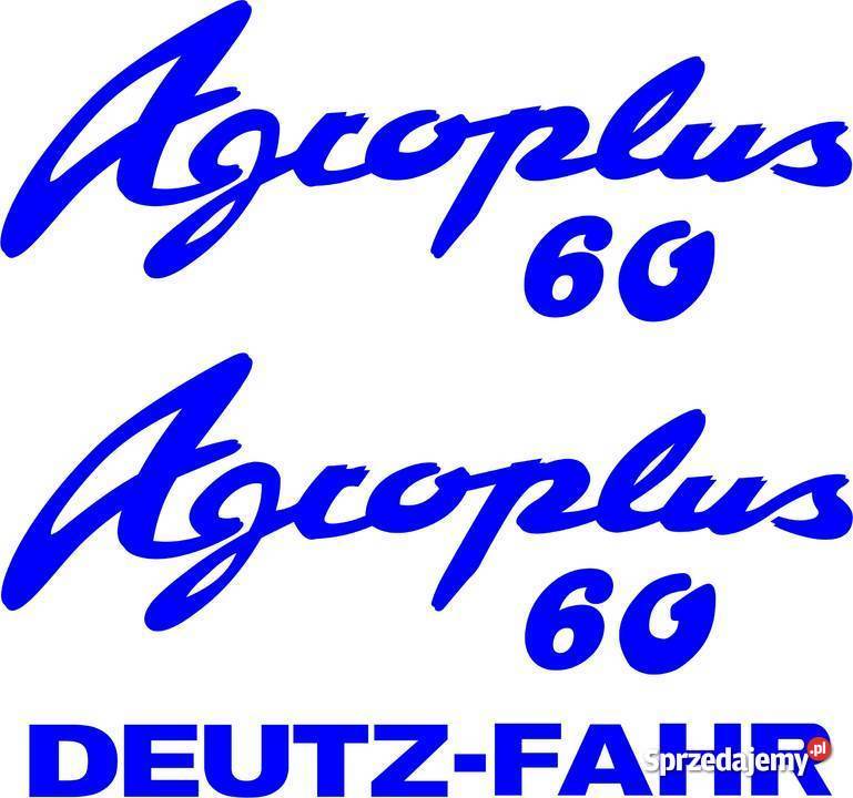 naklejki deutz agroplus 60 Pozostałe kujawsko-pomorskie