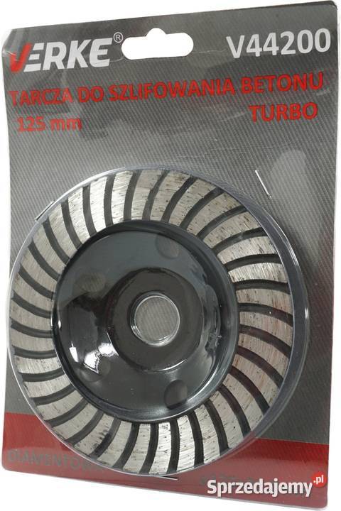 TARCZA DO SZLIFOWANIA BETONU TURBO 125 mm VERKE Chmielnik