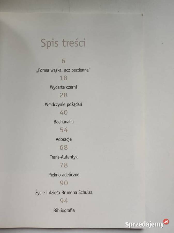 Schulz 18921942 Edipresse Jan Gondowicz ludzie ISBN 9788378819134 Kielce