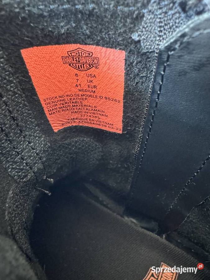 Scout Buty motocyklowe Kolor czarny Harley mazowieckie