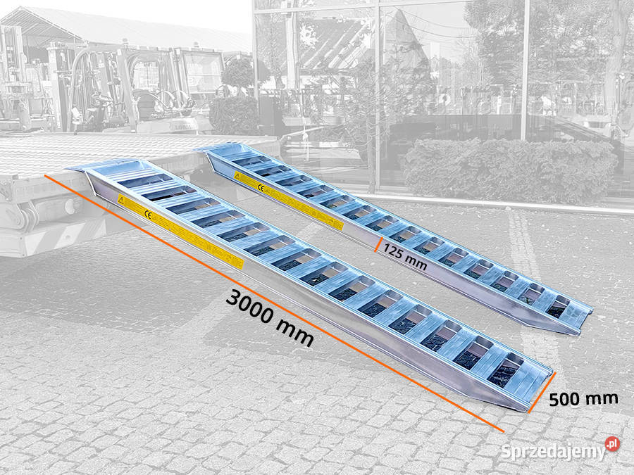 Nowe lekkie najazdy aluminiowe nowa rampa Pozostałe małopolskie