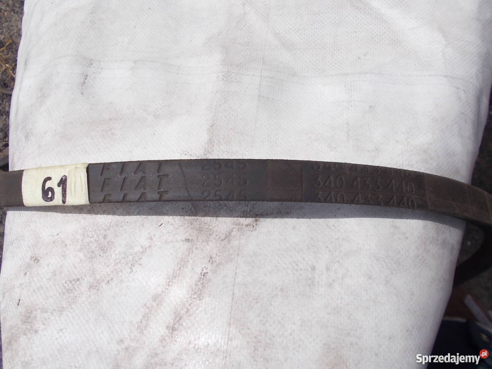Pasek klinowy Fiat 2545 340433440 nieuszkodzony Spławie