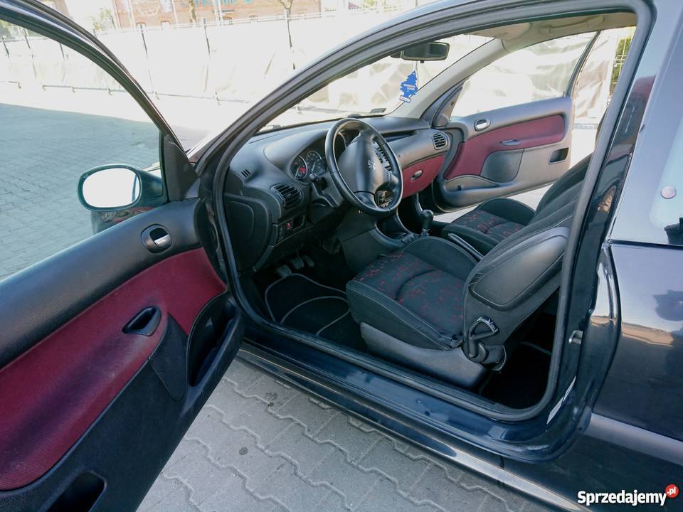 Czarny Peugeot 206 XS 20 HDI bogate wyposażenie 2/3 Rybnik sprzedam