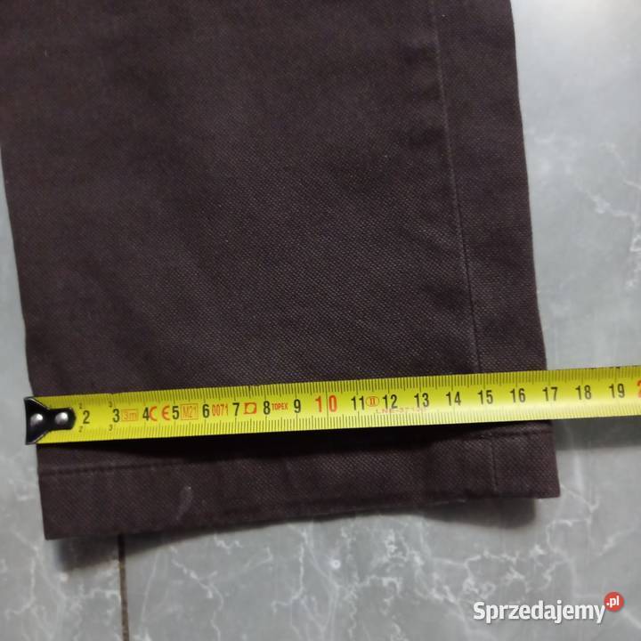 Spodnie Męskie Brązowe VISTULA Kamień Pomorski