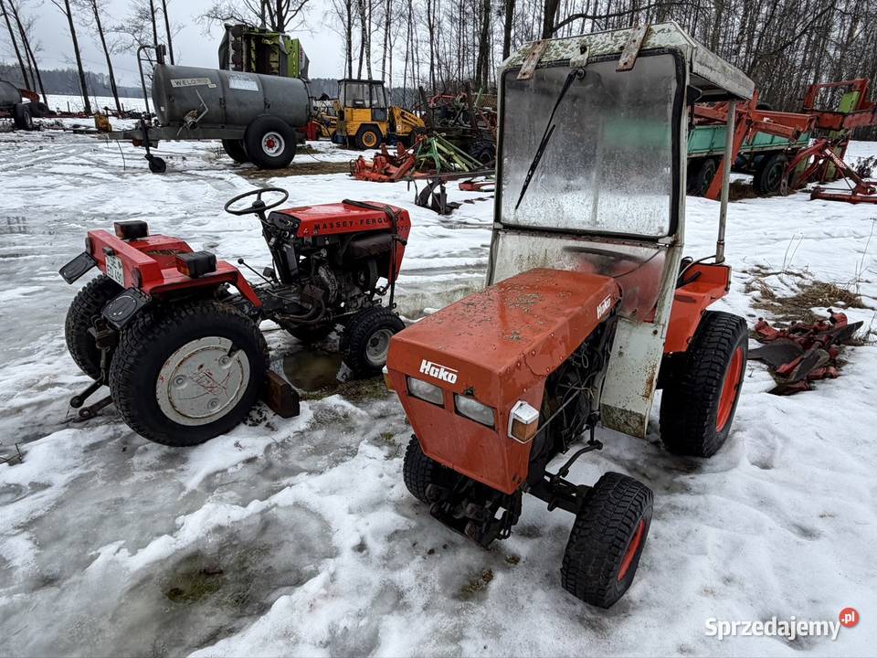 Mini traktor traktorek Hako dwie sztuki
