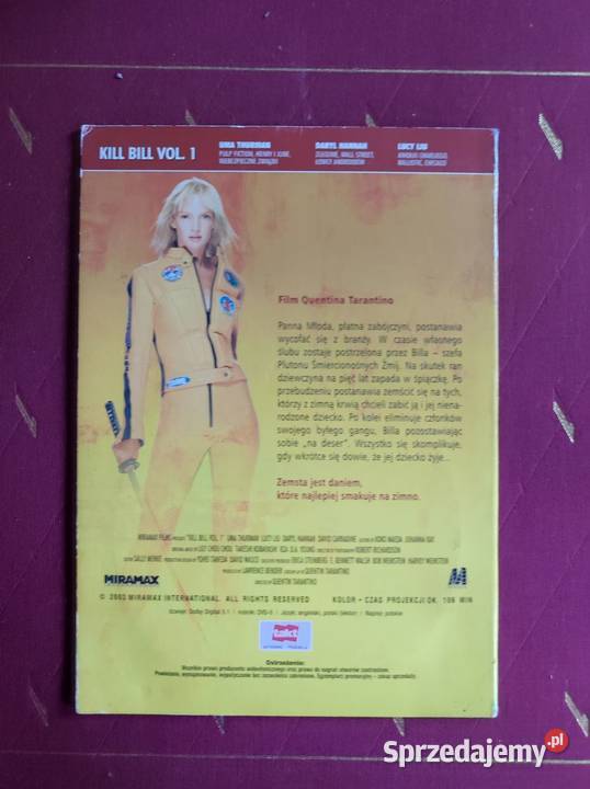 2003 płyta DVD film Quentin Tarantino Kill Bill Kielce sprzedam