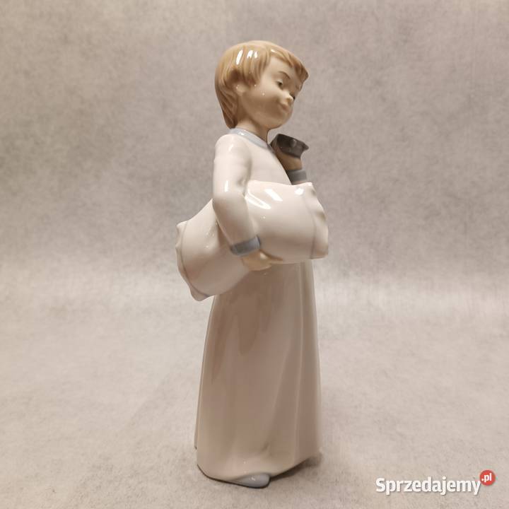 LLADRO seria Nao Chłopiec z zegarkiem 596GM Kołobrzeg