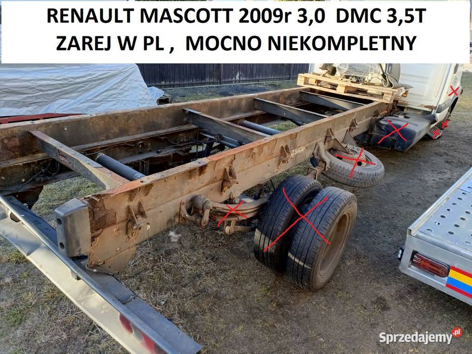 Renault Mascott 2009r 30 DMC 35t zarejestrowany zarejestrowany w Polsce Renault Złoczew