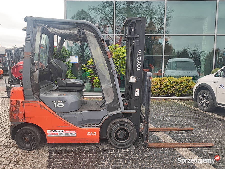 Wózek widłowy Toyota 028FGF18 18 t duplex 33 m Toyota Kęty