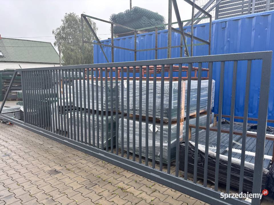 Brama przesuwna H150 L5m komplet metal Szczecin