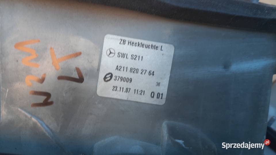 lampa tylna prawa lewa Mercedes w211 lift FL Dębno sprzedam