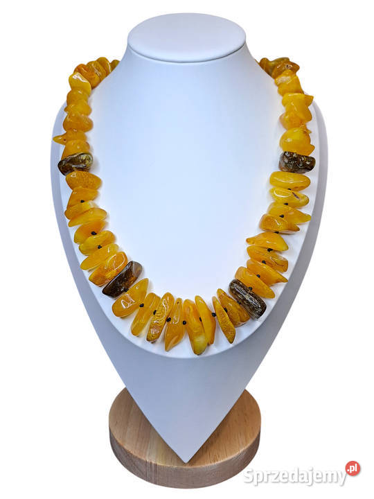 Korale z bursztynu bursztyn bałtycki supełkowany Warszawa