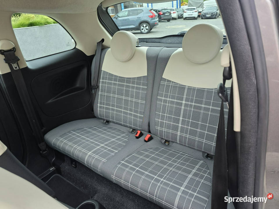 Fiat 500 12 benzyna Iwłaściciel Serwisowany szary kujawsko-pomorskie Skępe sprzedam