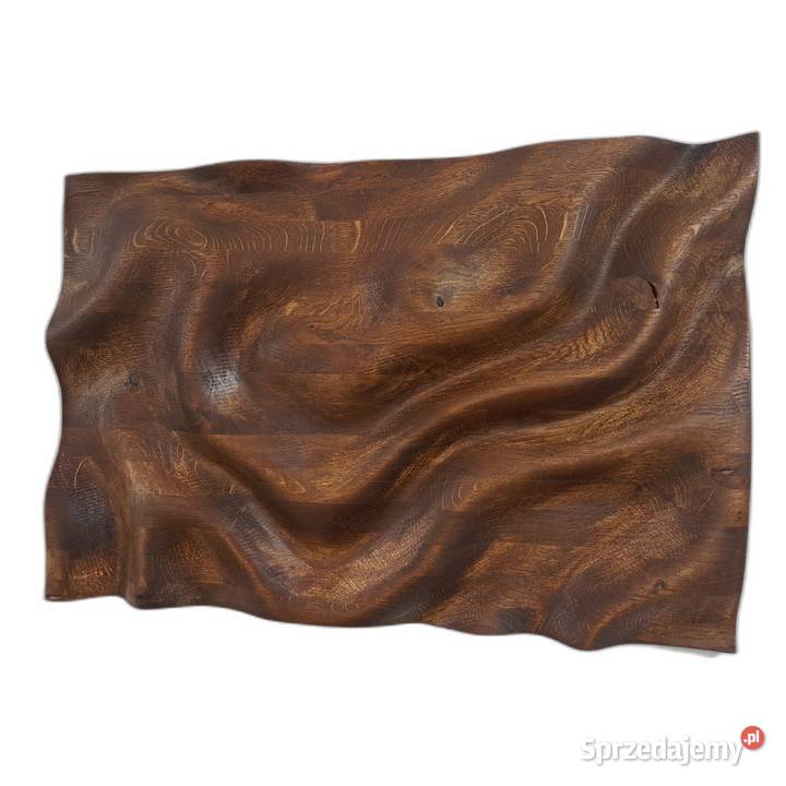 Fala Drewniana Abstrakcja 3D Malechowo