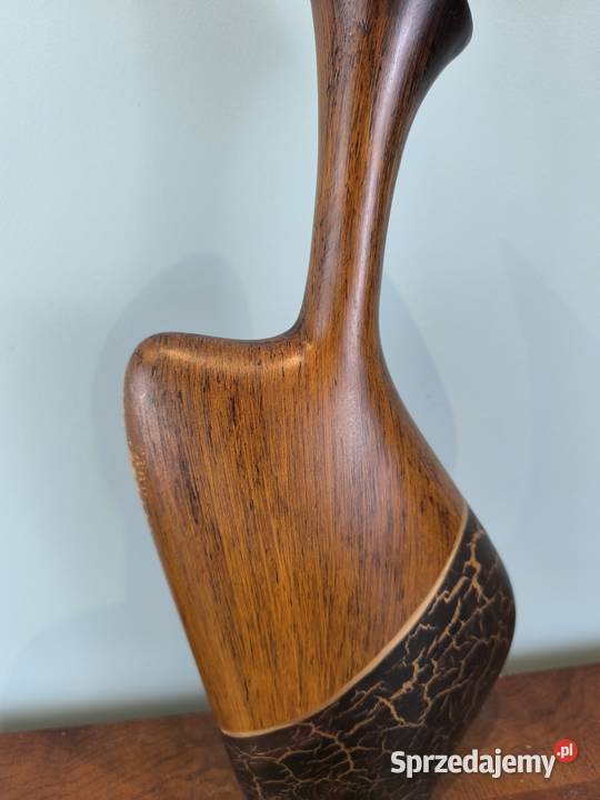 Piękny unikalny wazon ceramiczny zdobiony Łódź