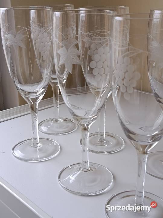 Duże kieliszki 6 sztuk Warszawa