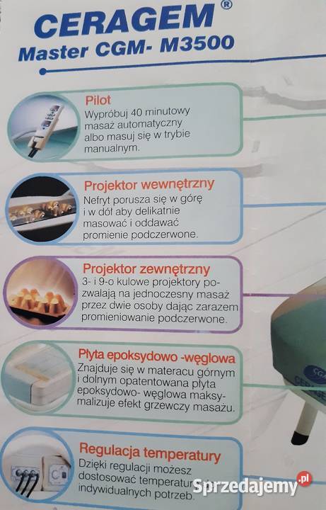 Ceragem Łóżko do masażu Choroszcz