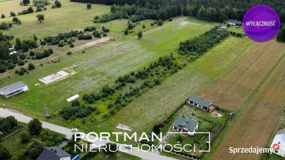 Działka NA SPRZEDAŻ 8262m2 MPZP OSIECK Nowe Kościeliska