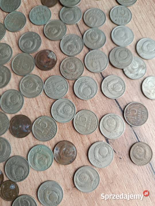 Monety stare cccp kopiejki 90 sztuk zestaw Choszczno