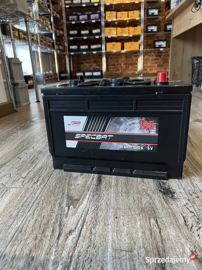 Akumulator SPECBAT AGRO 6V 195Ah 1000A EN LEWY Radomsko sprzedam