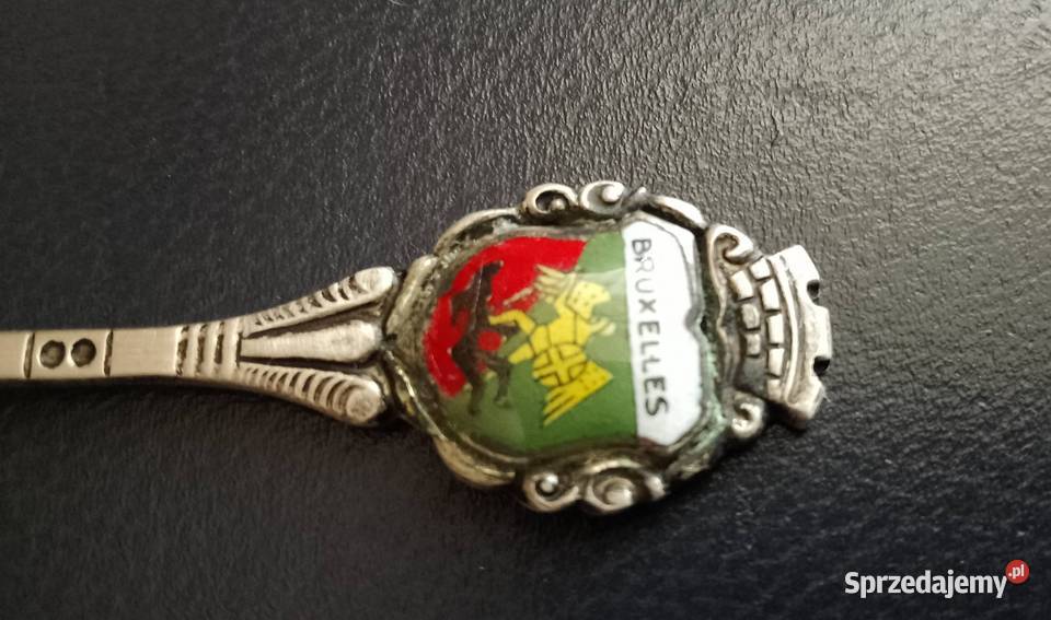 Łyżeczka kolekcjonerska srebrna Nakło nad Notecią