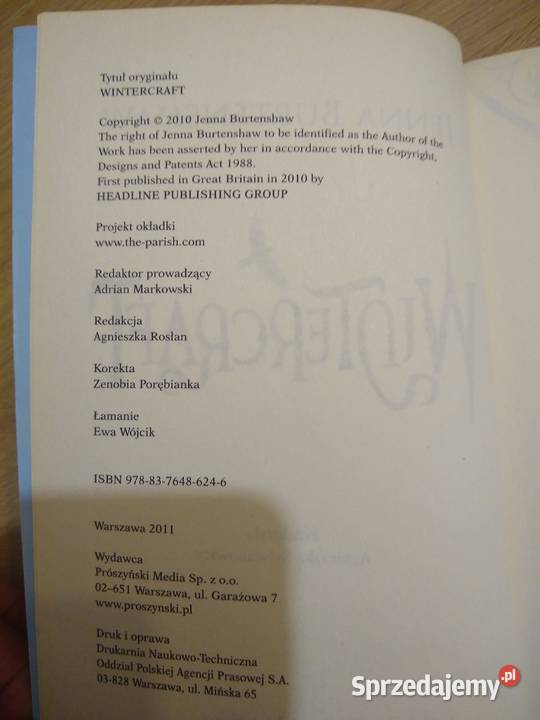 Jenna Burtenshaw Wintercraft Dłutów