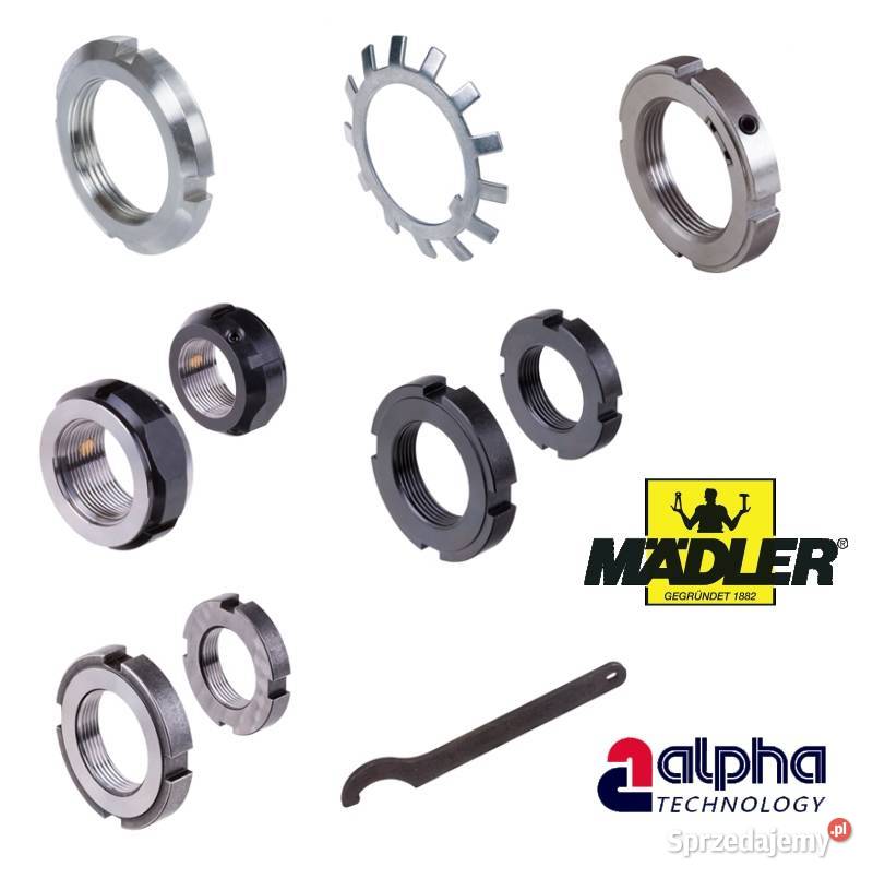 Nakrętki łożyskowe podkładki odginane małopolskie Kraków