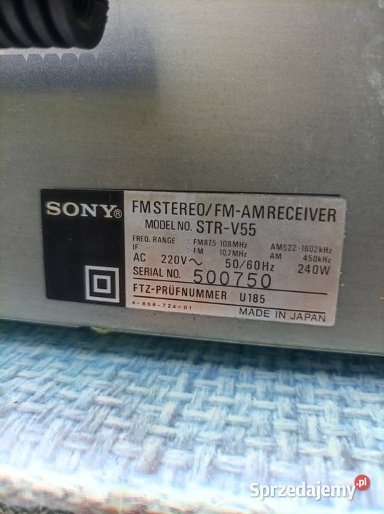 Sony STR v55 amplituner vintage Japan Płock