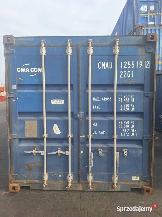 Kontener morski magazynowy 20DV 6 metrowy