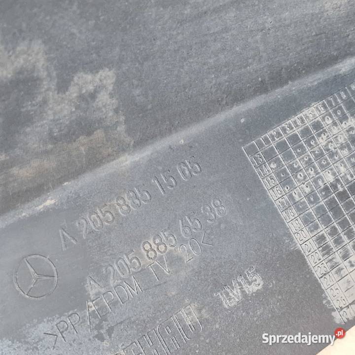 MERCEDES CKLASA W205 AMG KOMBI ZDERZAK TYŁ TYLNY Bieleń