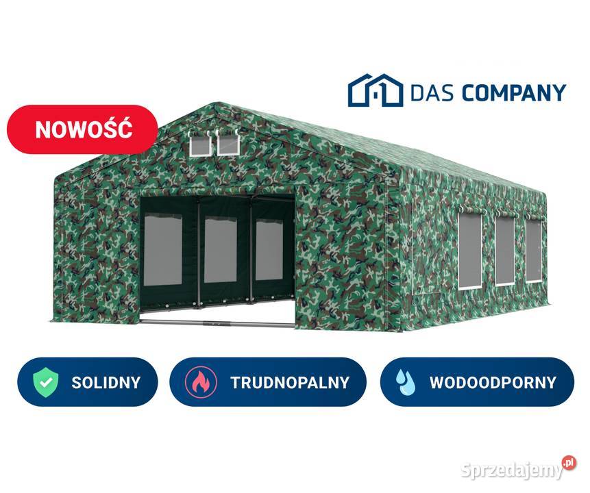 4x8x2m Mocny Namiot harcerski militarny moro Kraków