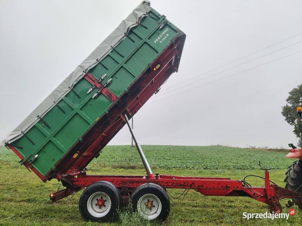 Przyczepa wywrotka tandem Praestbro T 1058 nieuszkodzony Jabłonowo Pomorskie