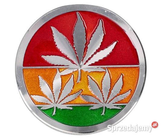 Srebrny Metalowy Młynek 4Częściowy Do Tytoniu I Ostrowy nad Okszą