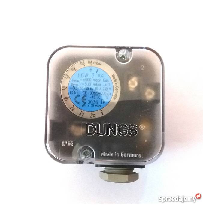 DUNGS LGW 10 A4 presostat czujnik ciśnienia