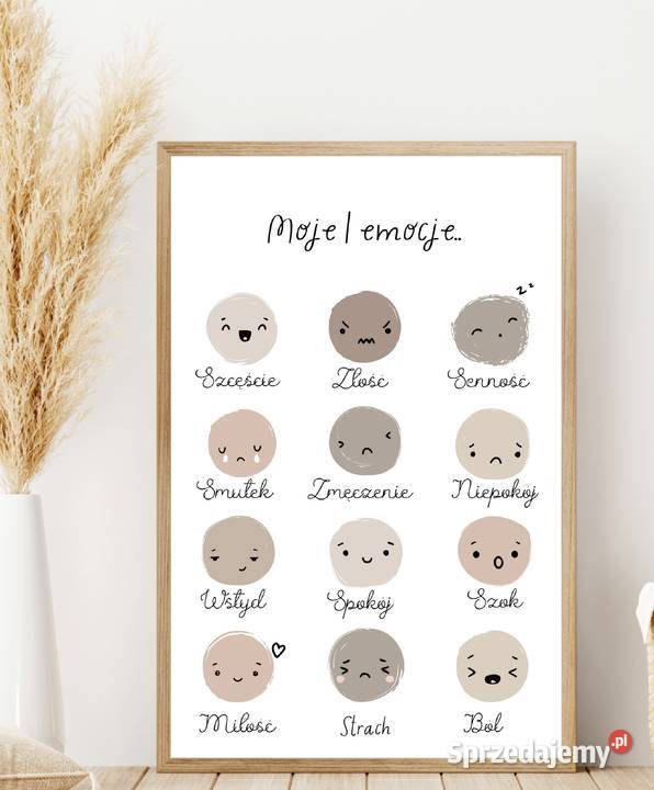 Plakat Emocje A4 zachodniopomorskie Pełczyce