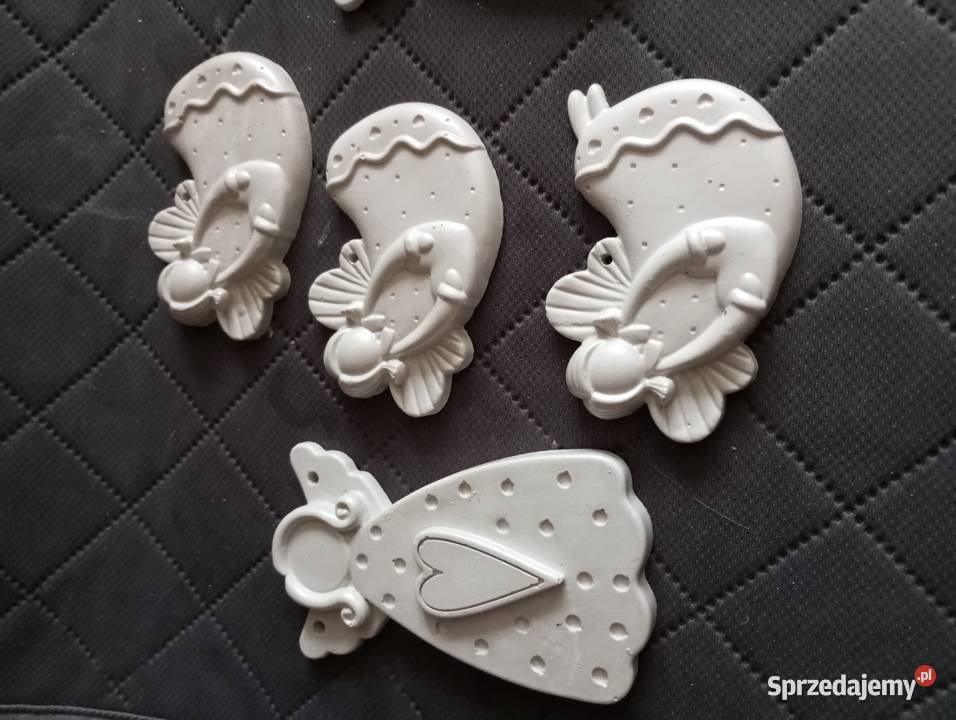 Zajączki gipsowe świeczniki na telight figurki Warszawa