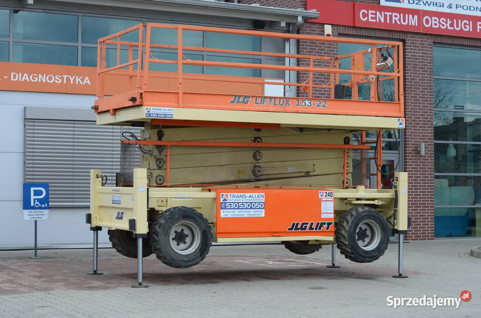 Podnośnik nożycowy JLG Liftlux 15322 240 podest podkarpackie Jasło