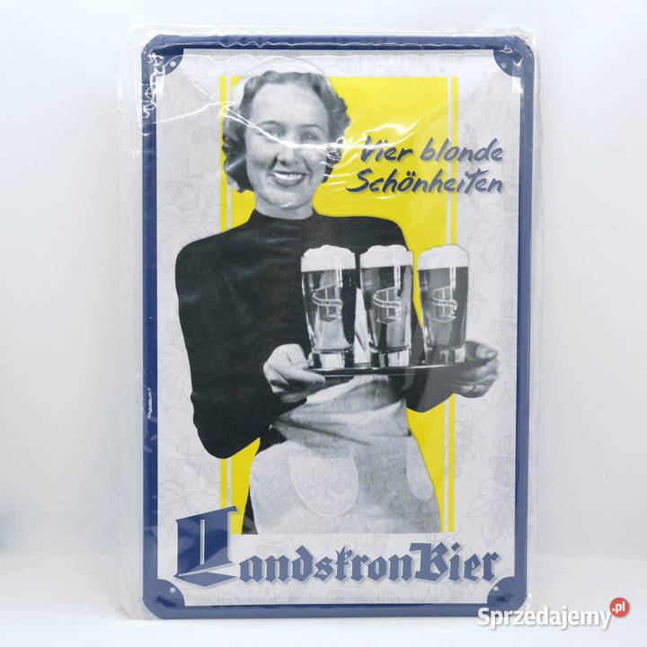Tablica reklamowa LandskronBier Niemcy lata 90 Warszawa
