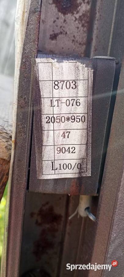 Drzwi metalowe lewe 100 lubelskie Bezwola