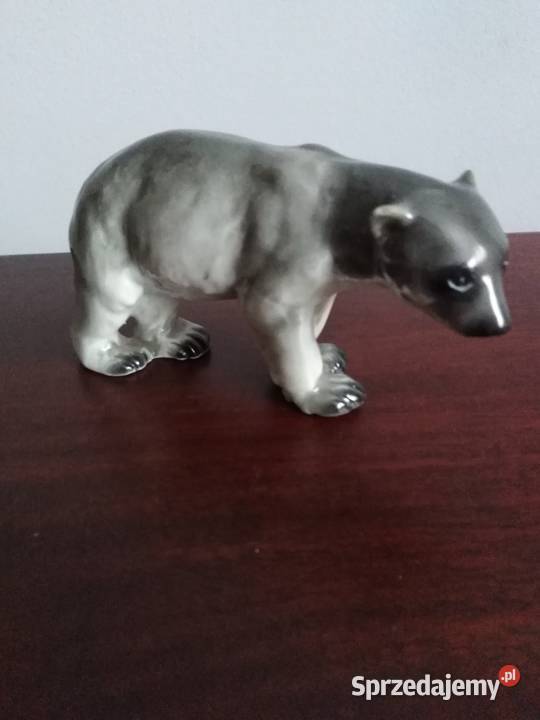 Porcelanowa figurka niedźwiedź polarny