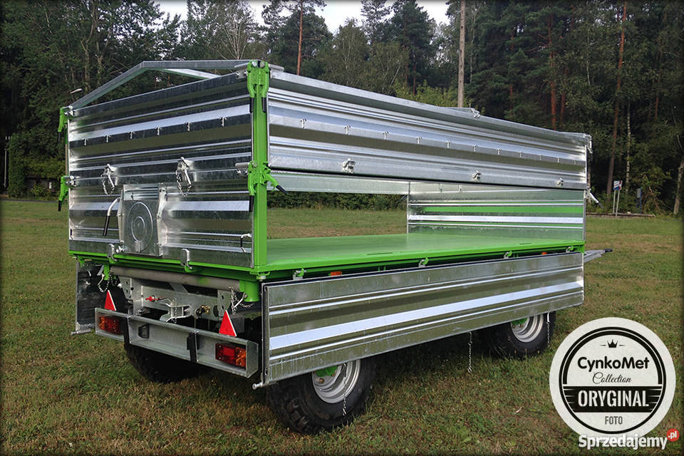 Przyczepa rolnicza dwuosiowa T169 6 Ton